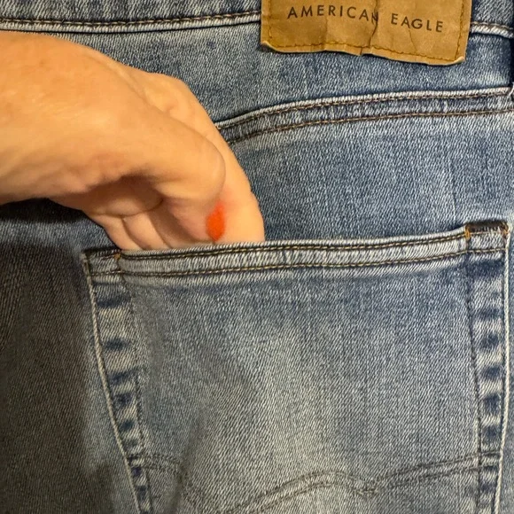 American Eagle Outfitters *ORIGINAL STRAIGHT* Men's Jeans 34 x 30 #V - Picture 6 of 9